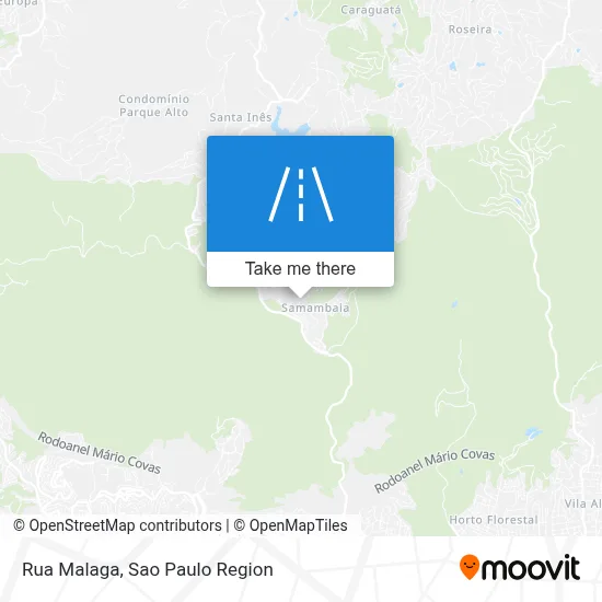Rua Malaga map