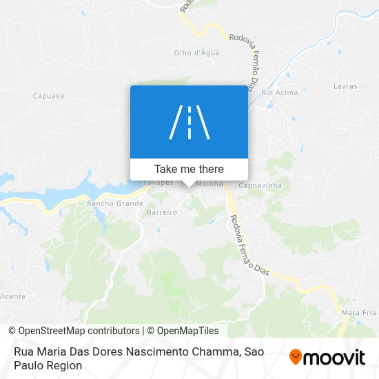 Rua Maria Das Dores Nascimento Chamma map