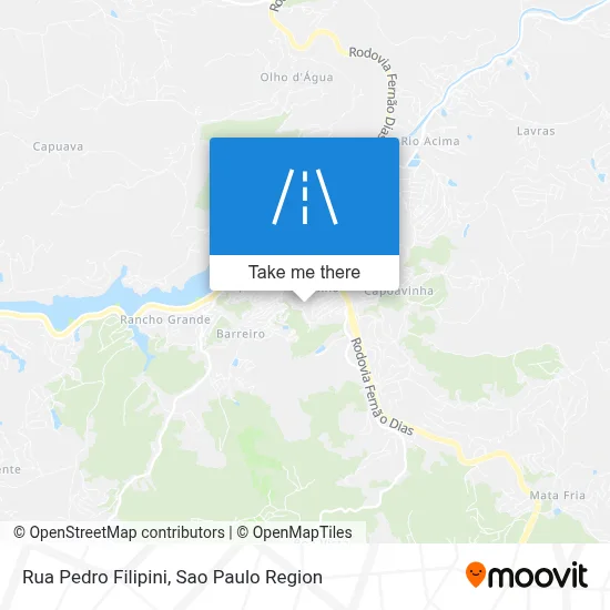 Rua Pedro Filipini map