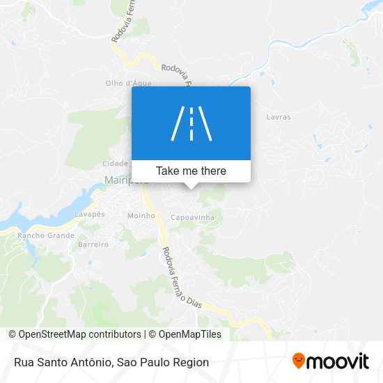 Rua Santo Antônio map