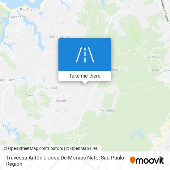 Travessa Antônio José De Moraes Neto map