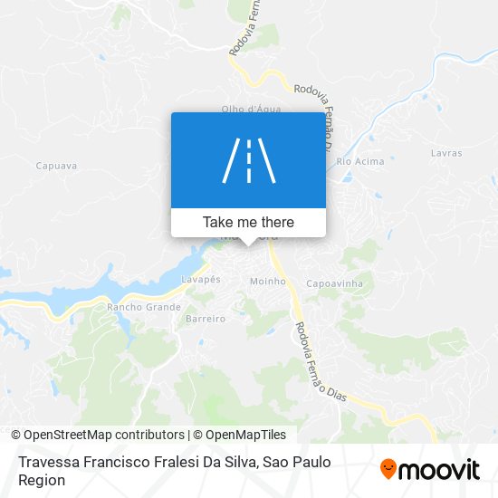 Travessa Francisco Fralesi Da Silva map