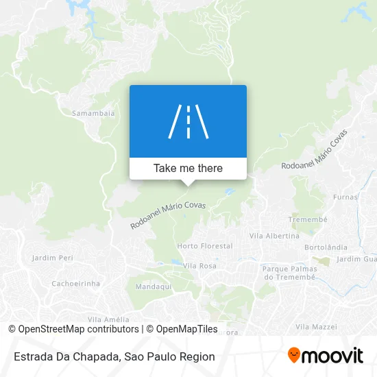 Estrada Da Chapada map