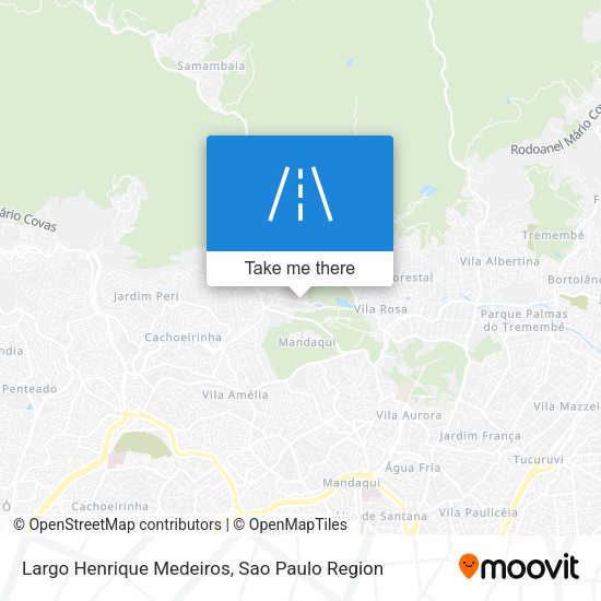 Largo Henrique Medeiros map