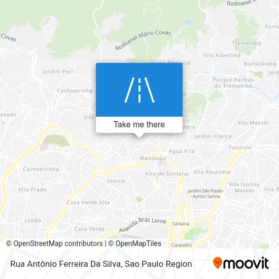 Rua Antônio Ferreira Da Silva map