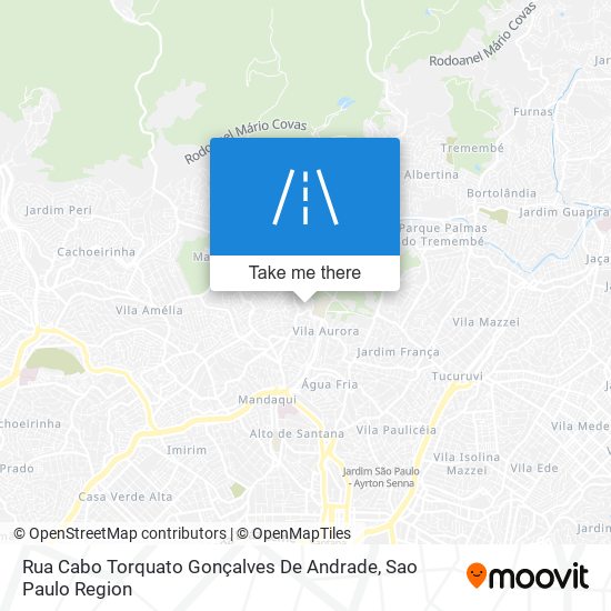 Mapa Rua Cabo Torquato Gonçalves De Andrade