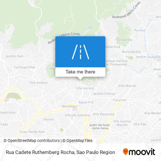 Mapa Rua Cadete Ruthemberg Rocha