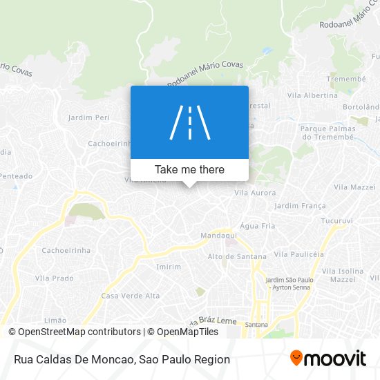 Mapa Rua Caldas De Moncao