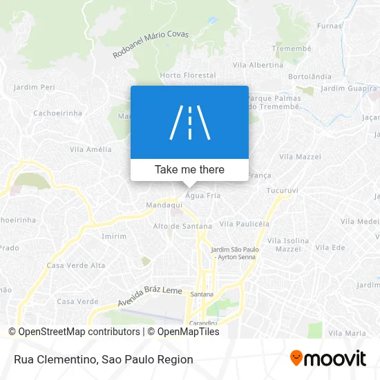 Rua Clementino map
