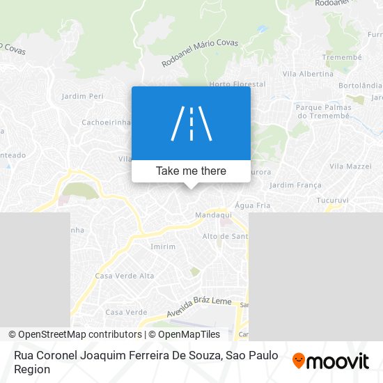 Rua Coronel Joaquim Ferreira De Souza map