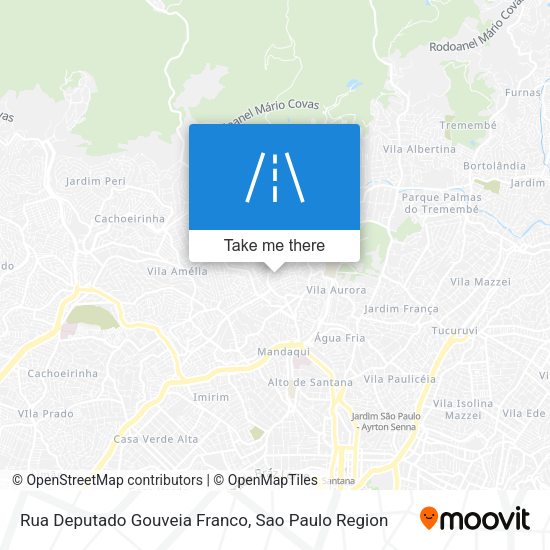 Rua Deputado Gouveia Franco map