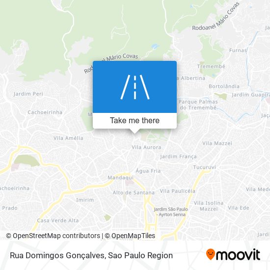 Mapa Rua Domingos Gonçalves