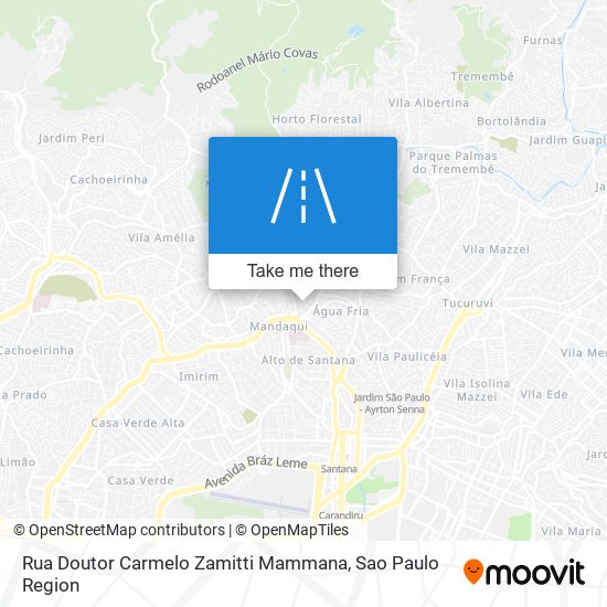 Rua Doutor Carmelo Zamitti Mammana map