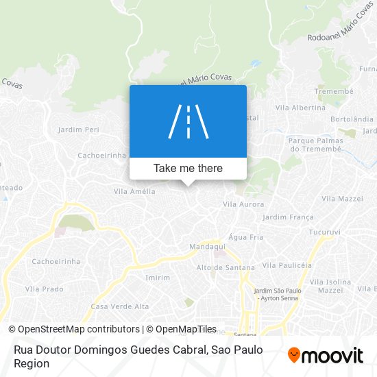 Mapa Rua Doutor Domingos Guedes Cabral