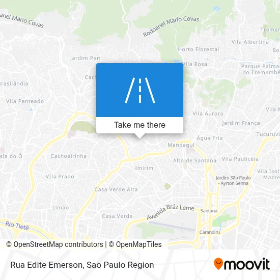 Rua Edite Emerson map