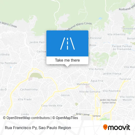 Rua Francisco Py map