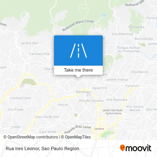 Rua Ires Leonor map
