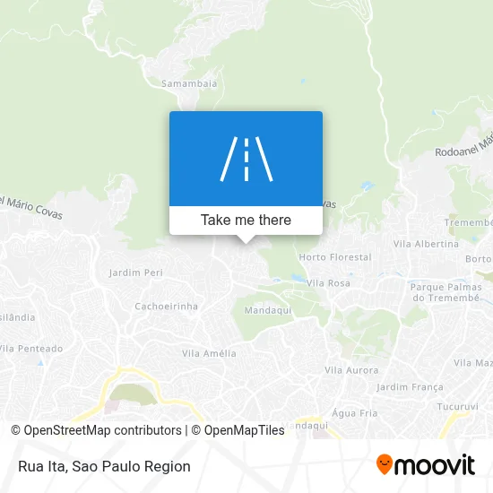 Rua Ita map
