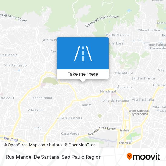 Rua Manoel De Santana map