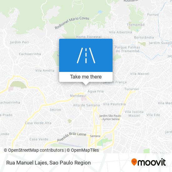 Mapa Rua Manuel Lajes