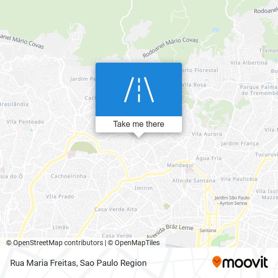 Mapa Rua Maria Freitas