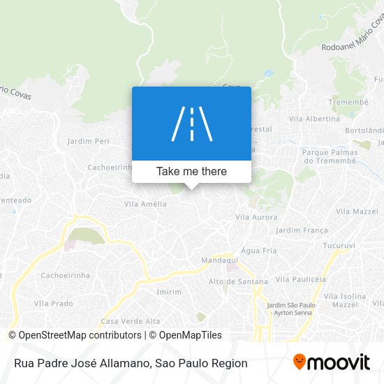 Rua Padre José Allamano map