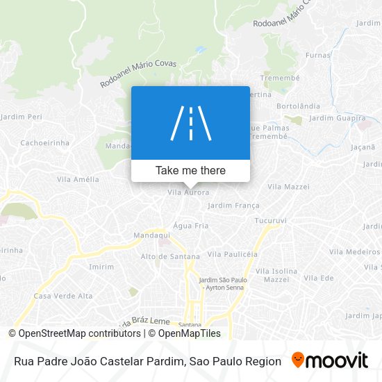 Rua Padre João Castelar Pardim map