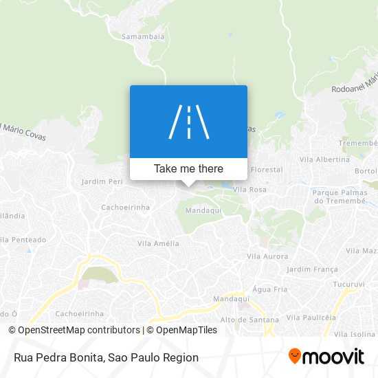 Rua Pedra Bonita map