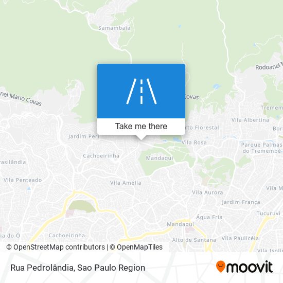 Mapa Rua Pedrolândia