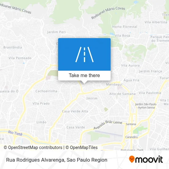 Rua Rodrigues Alvarenga map