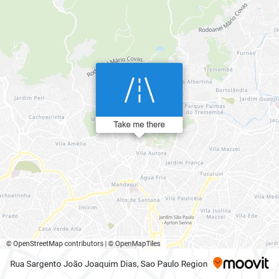 Mapa Rua Sargento João Joaquim Dias