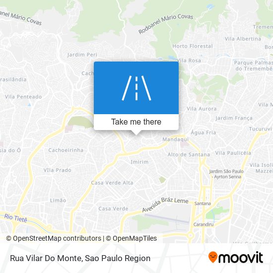 Rua Vilar Do Monte map