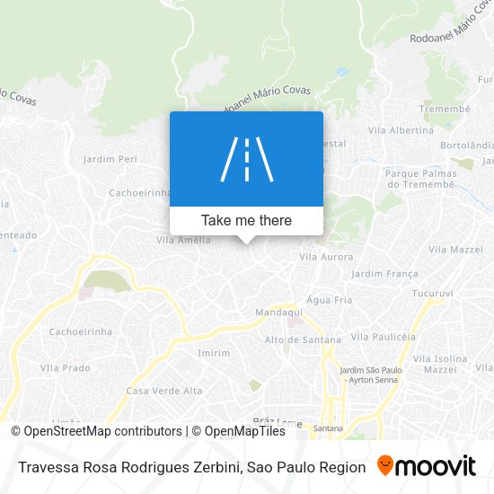 Travessa Rosa Rodrigues Zerbini map