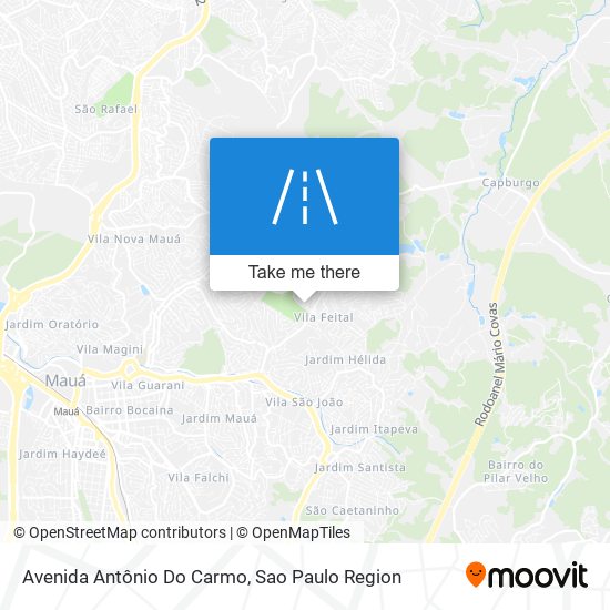 Avenida Antônio Do Carmo map