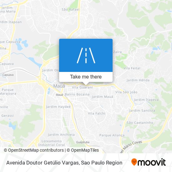 Mapa Avenida Doutor Getúlio Vargas