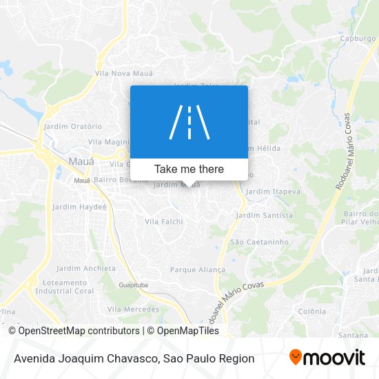 Avenida Joaquim Chavasco map