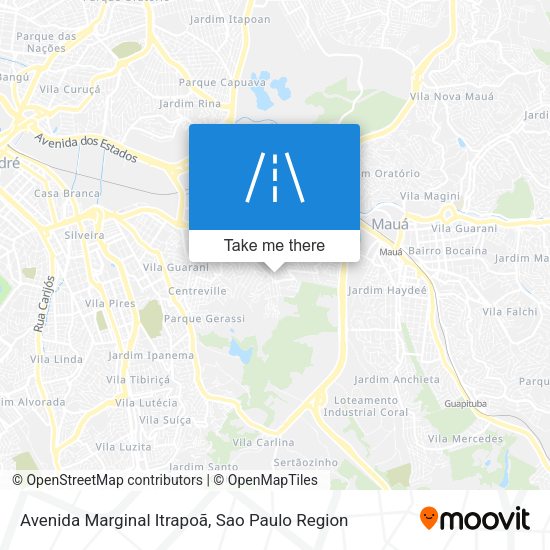 Avenida Marginal Itrapoã map