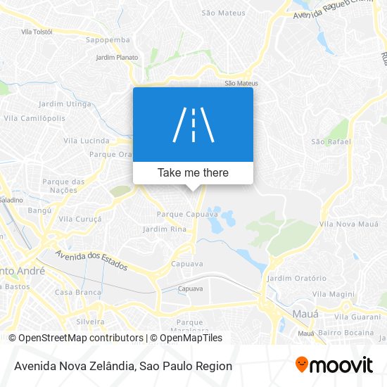 Avenida Nova Zelândia map