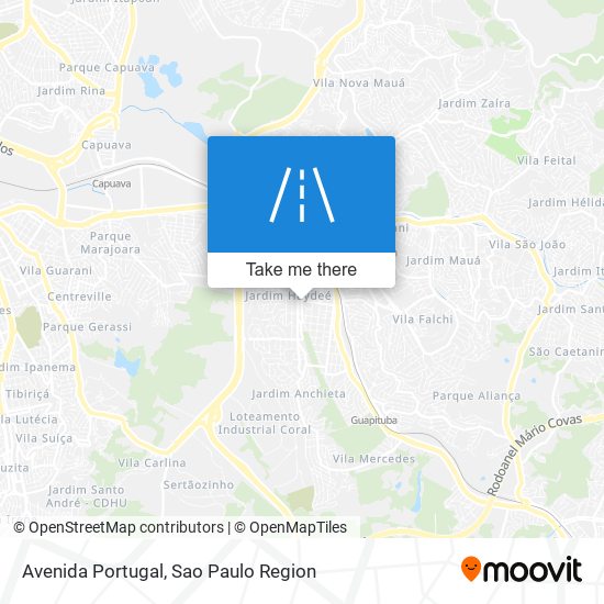 Mapa Avenida Portugal