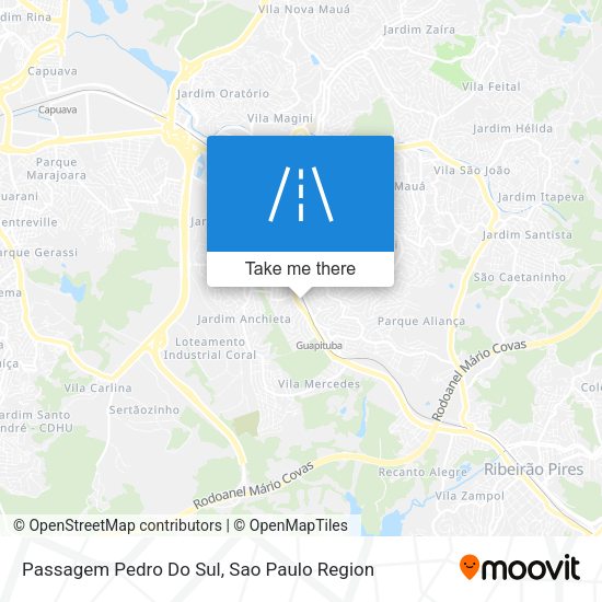 Passagem Pedro Do Sul map