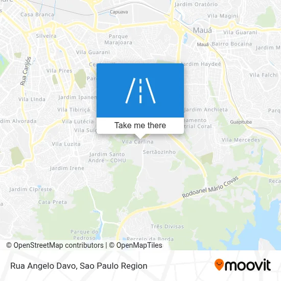 Rua Angelo Davo map