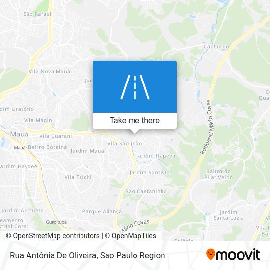 Rua Antônia De Oliveira map
