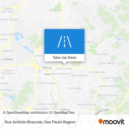 Rua Antônio Brazuski map
