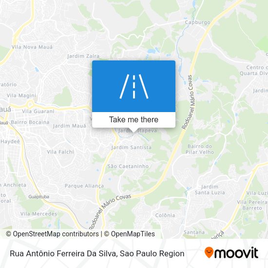 Rua Antônio Ferreira Da Silva map