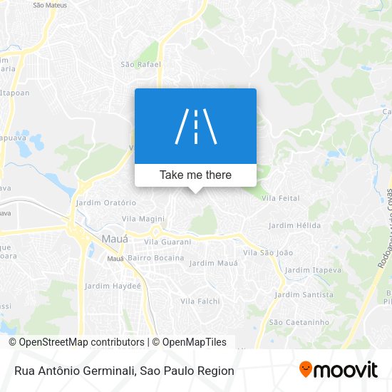 Rua Antônio Germinali map