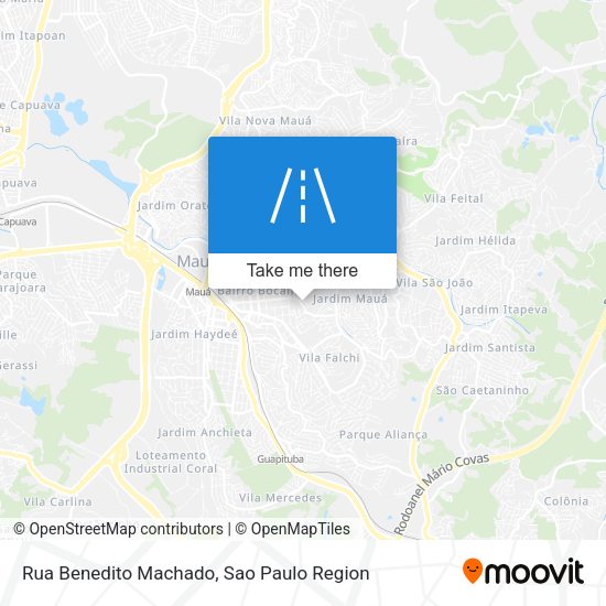 Rua Benedito Machado map