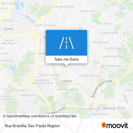 Mapa Rua Brasília