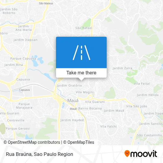 Rua Braúna map