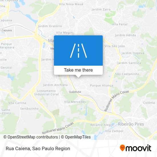 Rua Caiena map