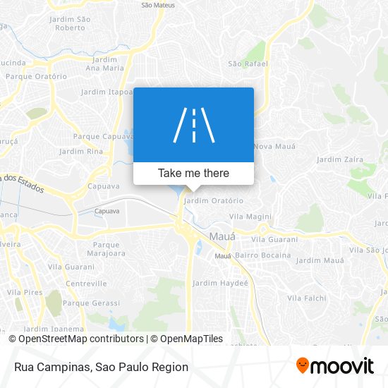 Mapa Rua Campinas